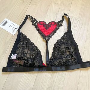 BUY 1 GET 1 FREE Dream Girl Medium lace lingerie black red heart